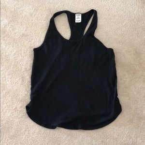 Black Pink by VS razor back tank top, 60% cotton